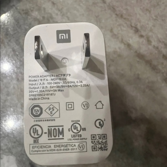 Original Xiaomi, Model MDY-12-EA, white power adapter in bulk - Picture 2 of 5